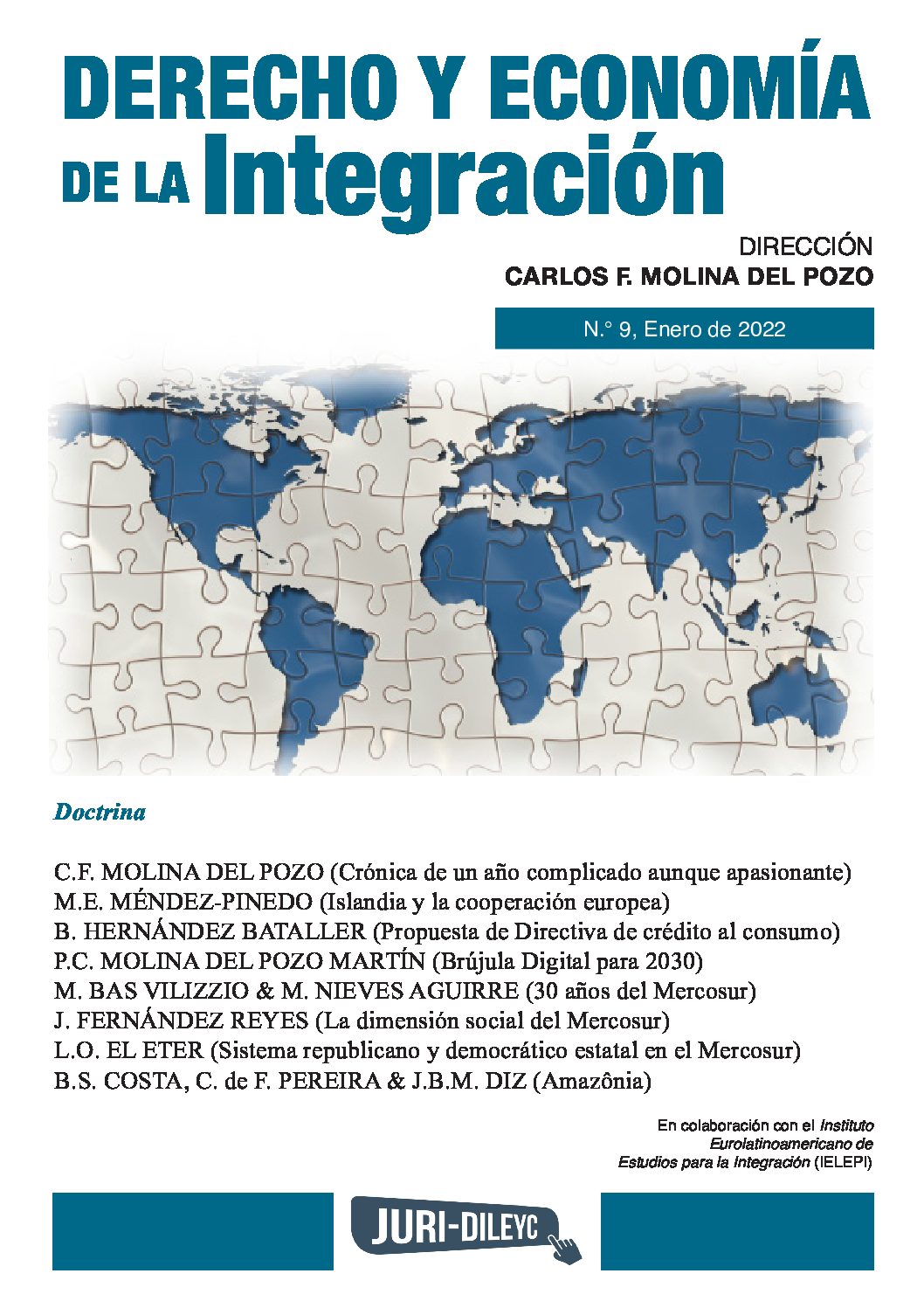 Nuevo número de la revista electrónica Derecho y Economía de la Integración